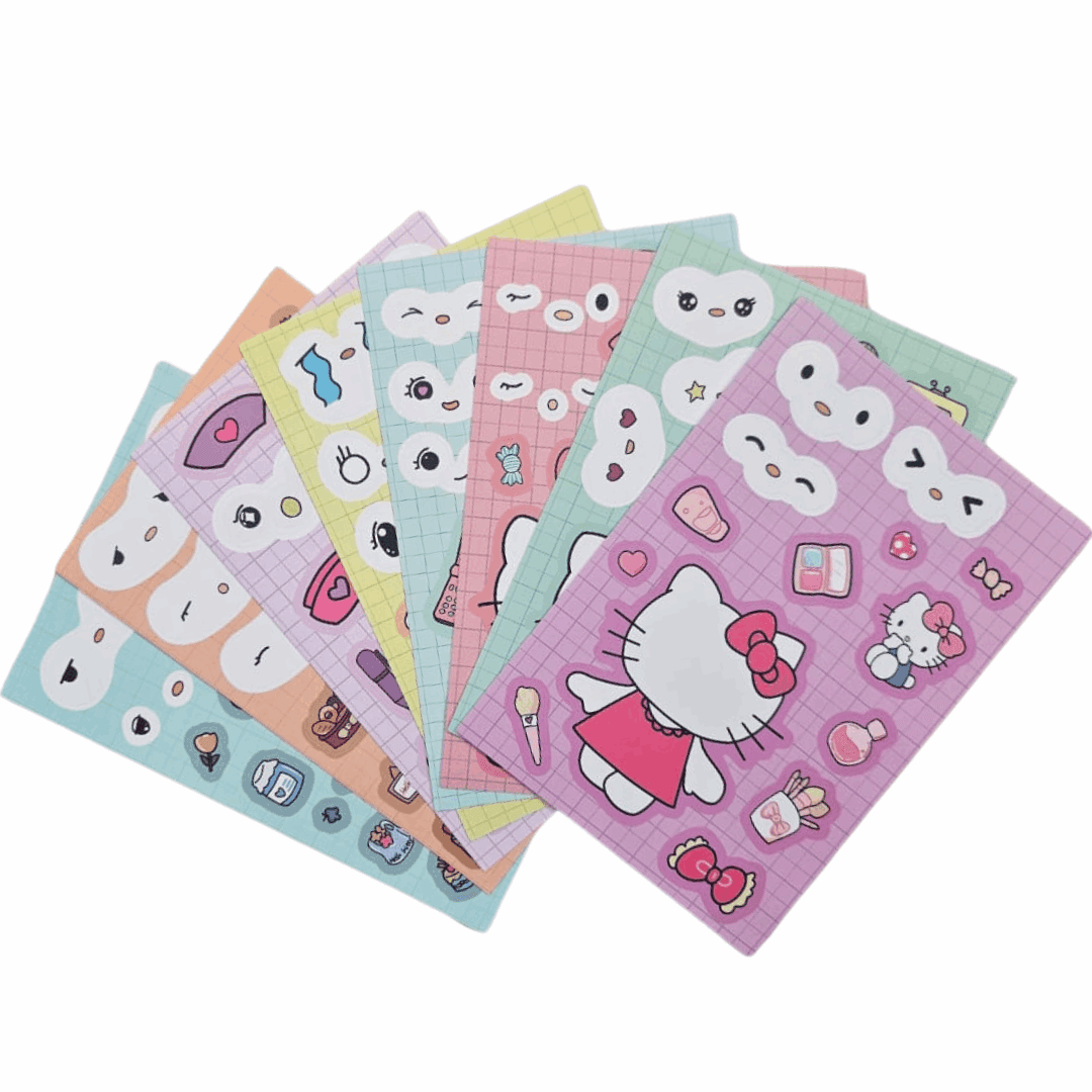 Hello Kitty Sticker Builder โ Customizable Sticker Set for Creative Play & Collecting