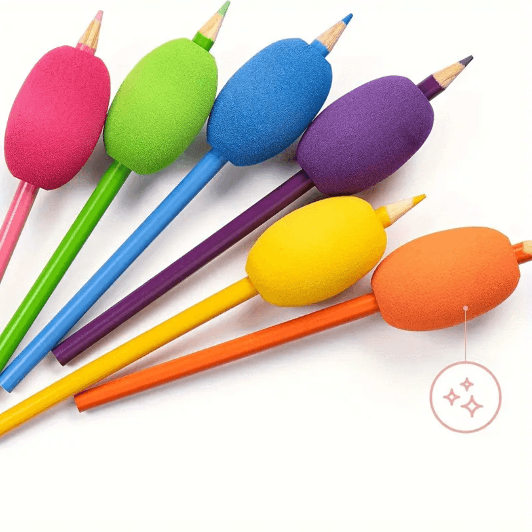 Egg-Shaped Pencil Grips – Ergonomic Writing Aid for Kids