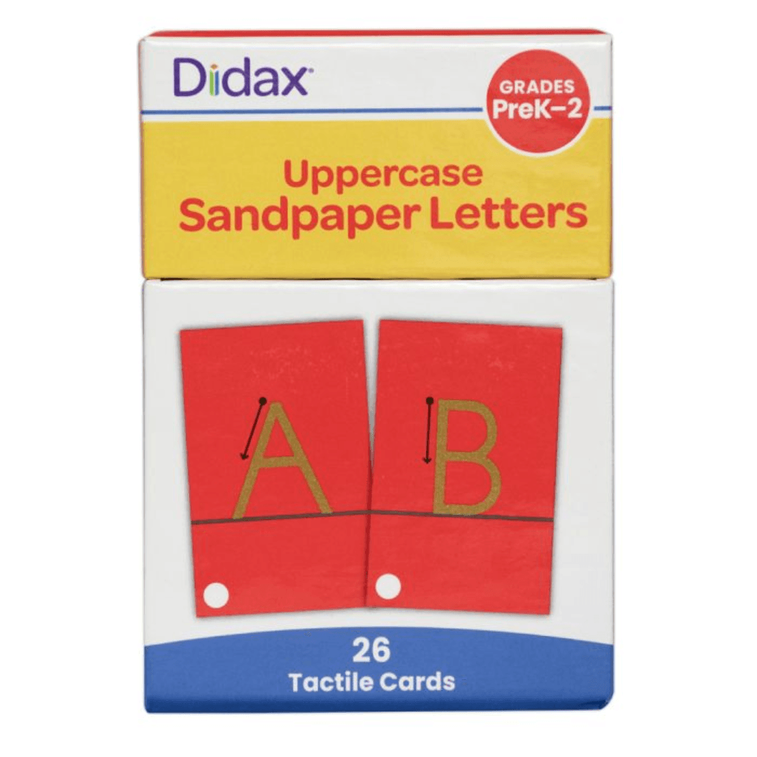 Sandpaper Letters – Uppercase Letters | Hands-On Learning for Early Literacy Development