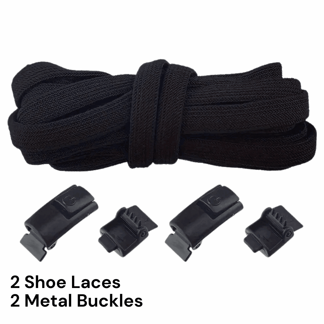 No-Tie Elastic Shoelaces – Easy, Comfortable & Secure for All Ages