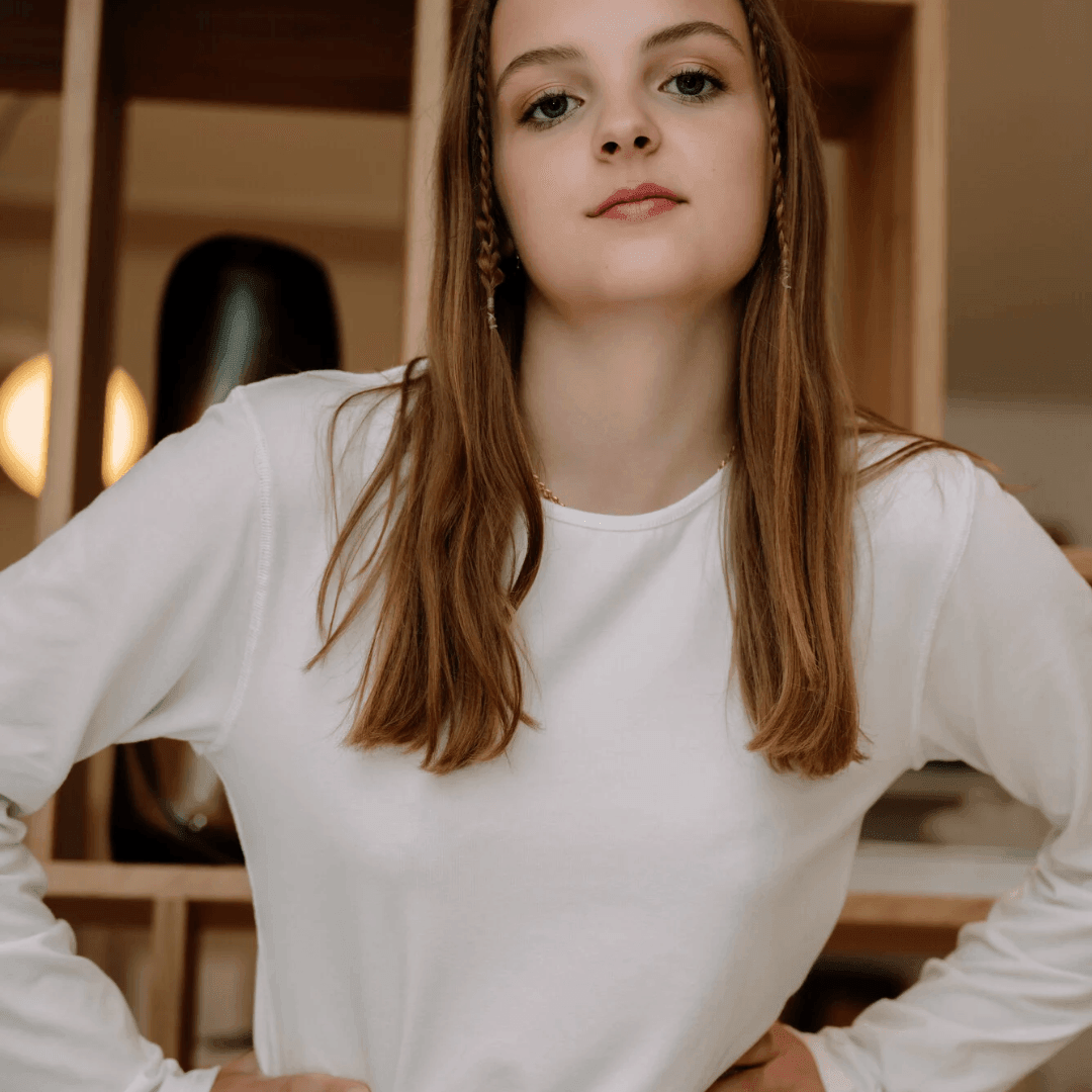 Sensory Friendly Seamless Long Sleeve Shirt + Fidget Loop – Kids - Made2Motivate