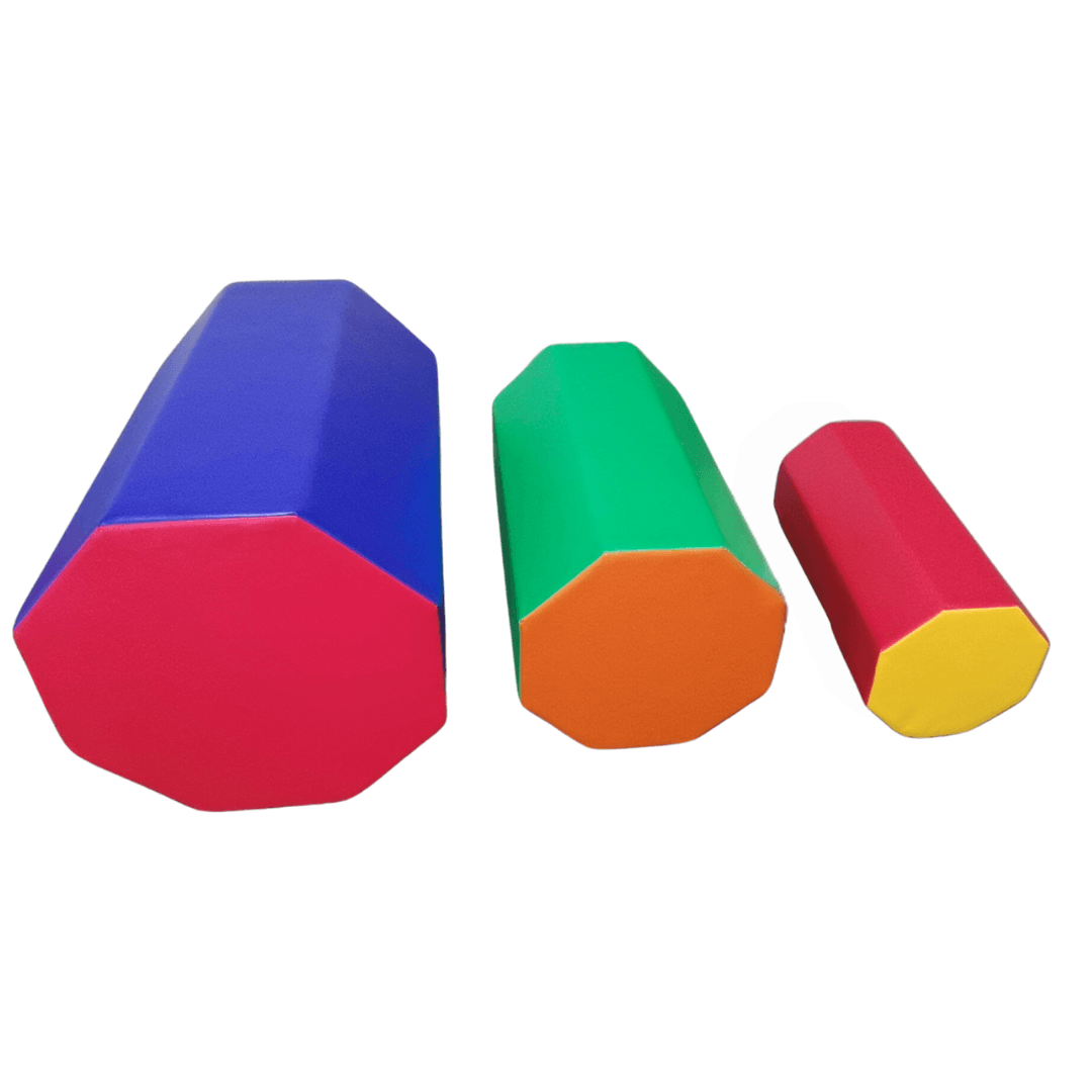 Soft Play Octagonal Rollers for Children & Teens – Fun and Versatile Activity Equipment - Made2Motivate