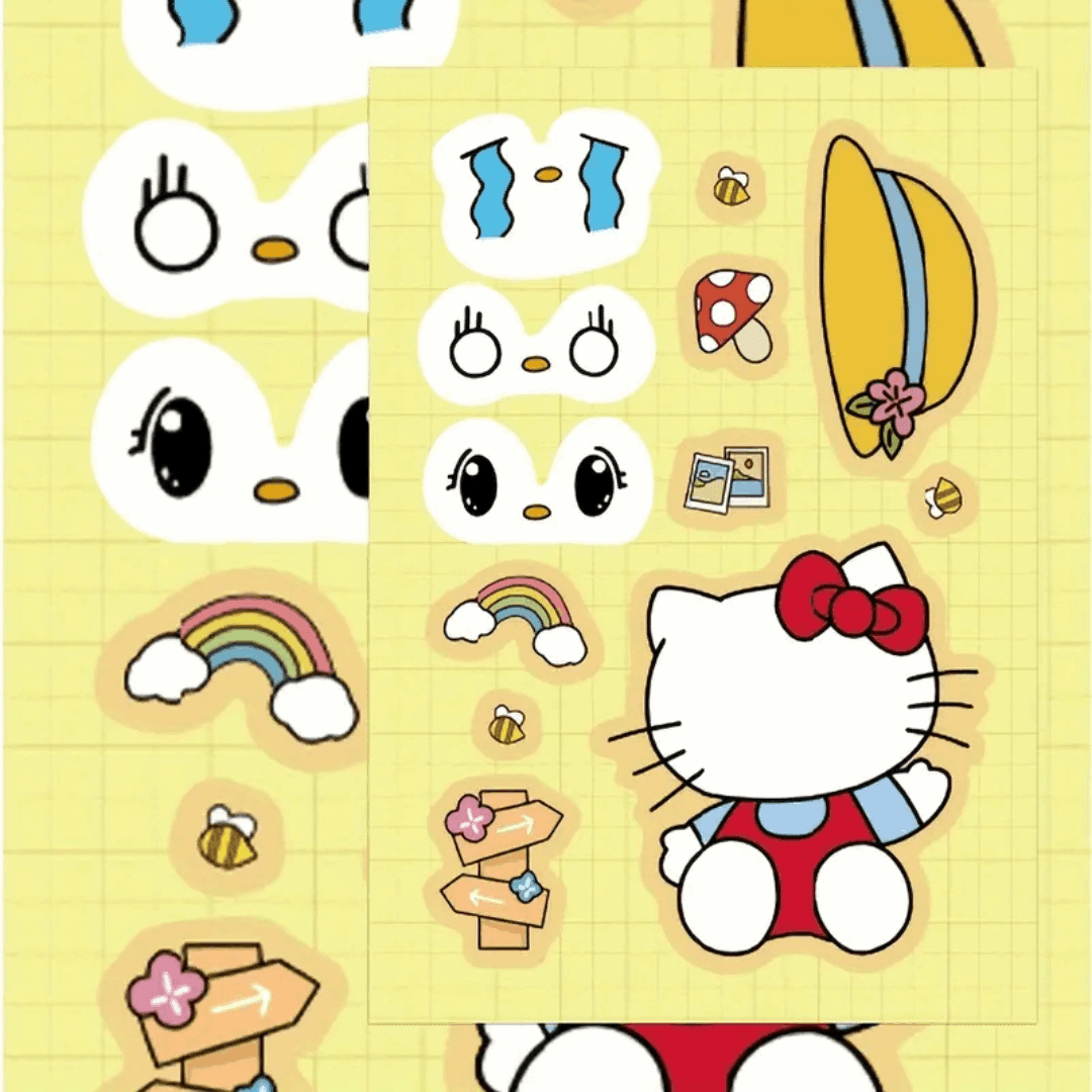 Hello Kitty Sticker Builder โ Customizable Sticker Set for Creative Play & Collecting