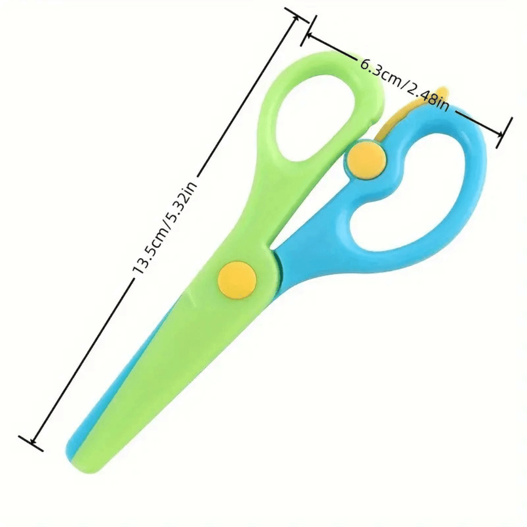 Safe Snip Retractable Scissors - 2pc Set for Easy & Safe Cutting! - Made2Motivate