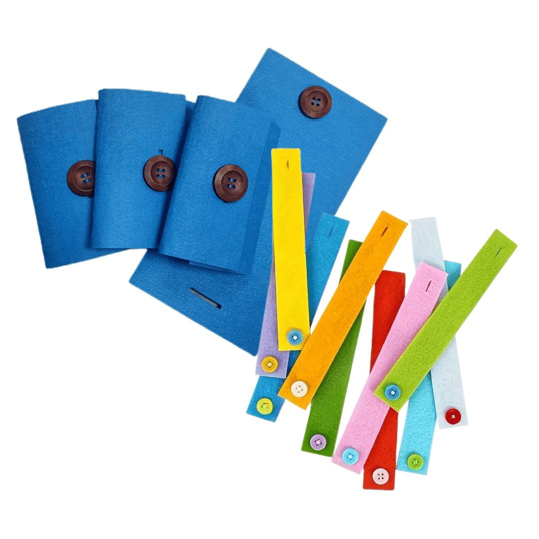Felt Button Practice – Fun & Engaging Fine Motor Learning Toy