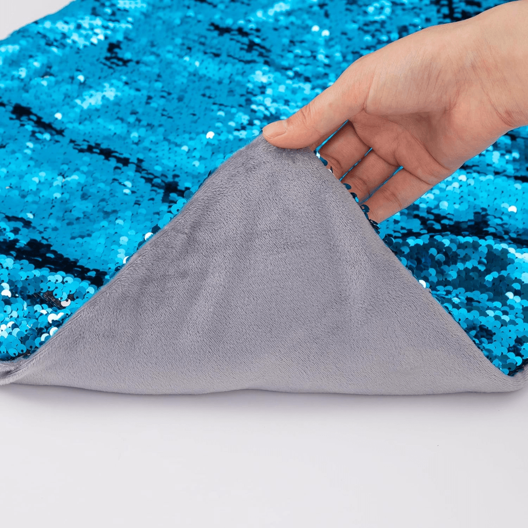 Sensory Weighted Lap Pad with Sequin Fidget Surface – 5lb Calming Pad