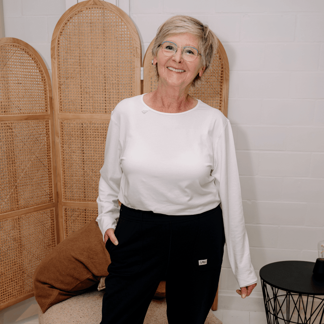 Sensory Friendly Seamless Long Sleeve Shirt + Fidget Loop – Teens & Adults - Made2Motivate