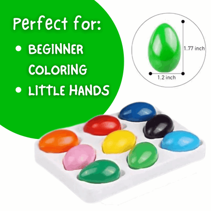 Eggciting Crayons: Set of 9