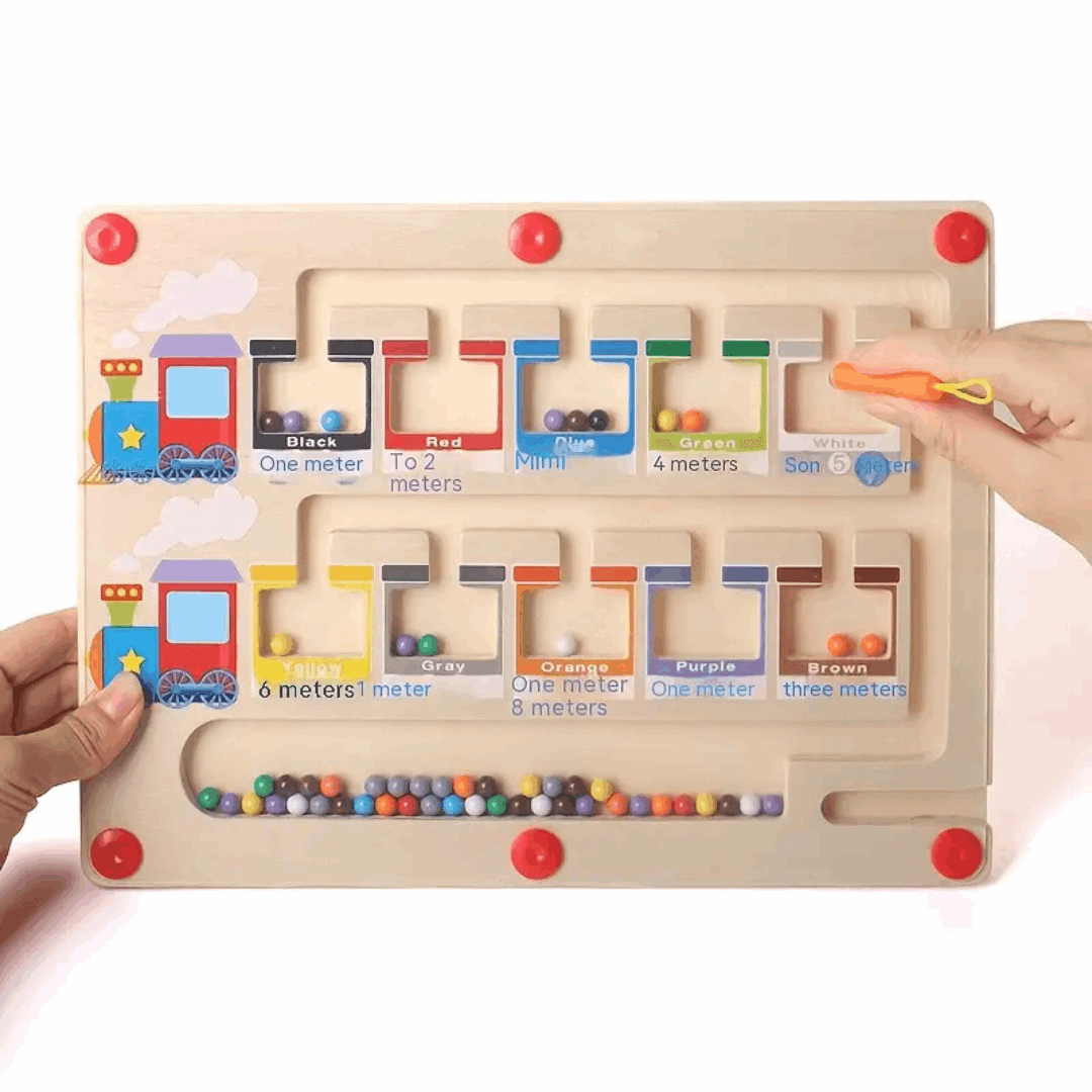 Little Conductor’s Sorting Marble Train – Interactive Educational Toy for Kids’ Fine Motor Skills & Creative Play