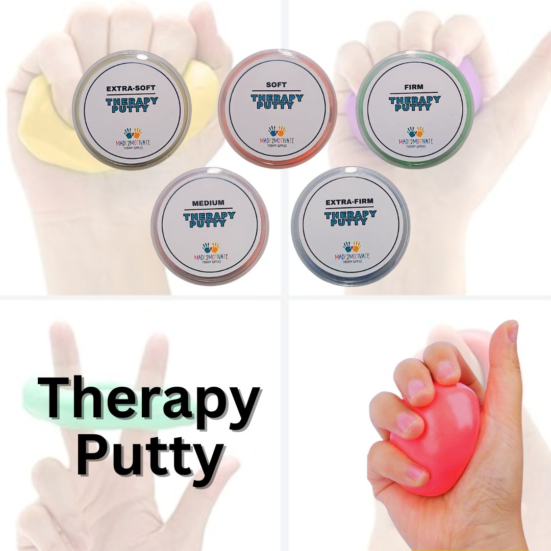 Therapy Putty- 5 Resistant Levels for Strength & Flexibility