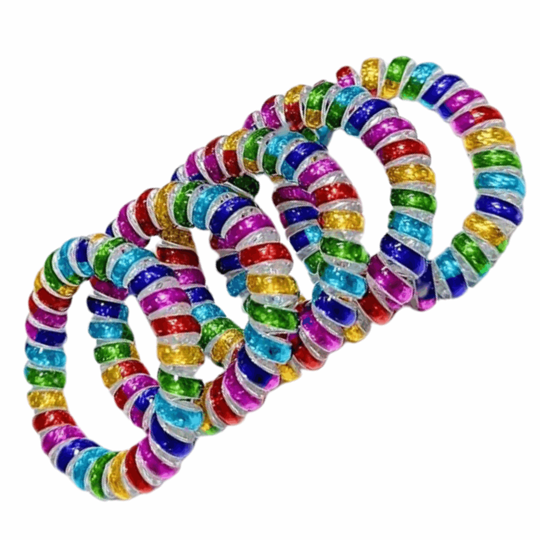 Rainbow Spiral Fidget (Set of 5)– Twist, Spin & Soothe