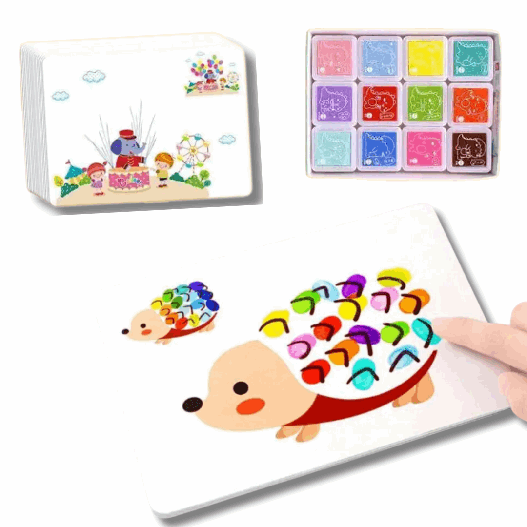 Mini Masterpiece Finger Paint Kit - Creative Fun for Little Artists!