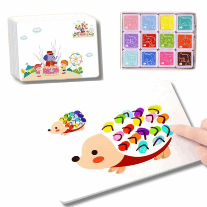 Mini Masterpiece Finger Paint Kit - Creative Fun for Little Artists!
