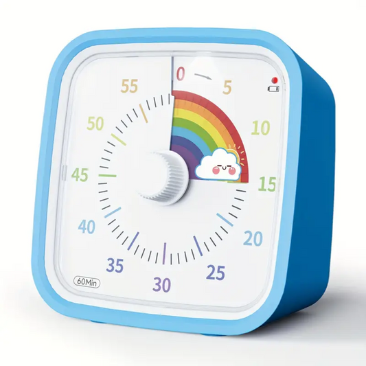 Rainbow Visual Timer – Bright, Colorful, and Easy Time Management