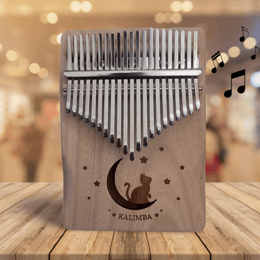 Kalimba Thumb Piano – 21 Key Portable Musical Instrument for Beginners, Kids & Adults