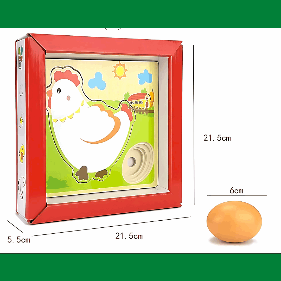 Educational Puzzle- Hen Lifecycle - Made2Motivate