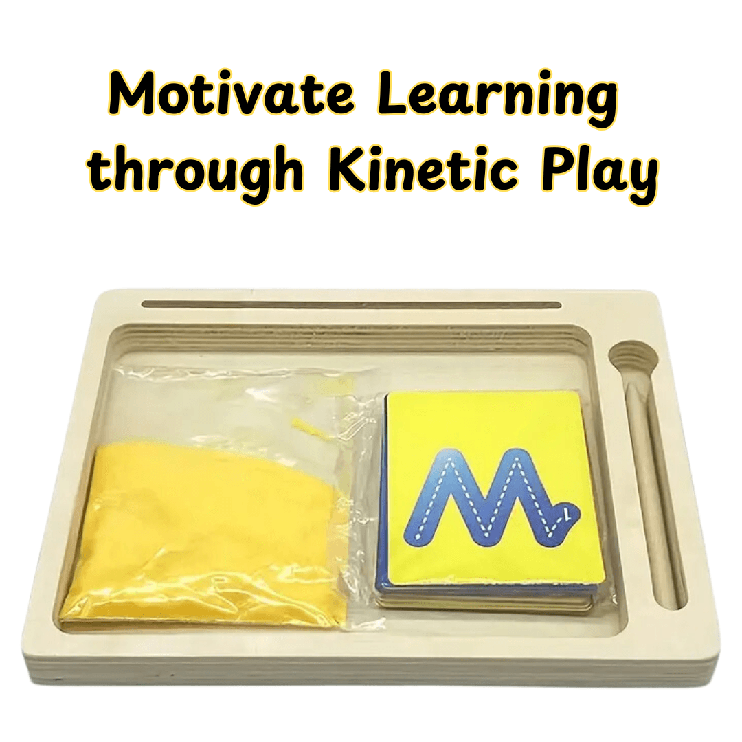 Sand Writing Kit– Motivate Learning Through Kinetic Play!