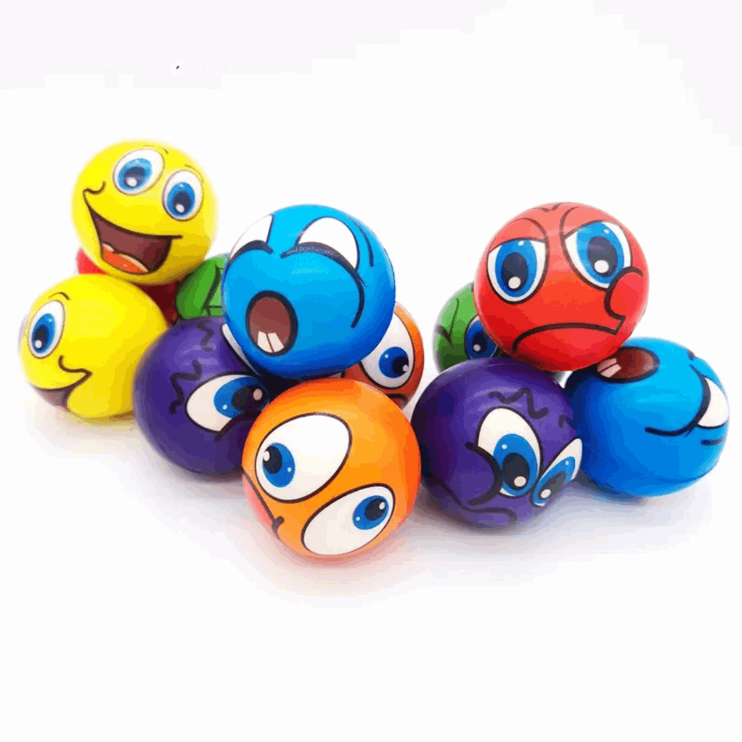 Emotiball Stress Relievers – Squeeze Balls for Emotional Expression, Stress Relief & Focus