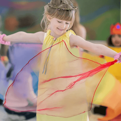 Sensory Juggling Scarves - 7pc – Fun, Colorful, and Engaging Movement Scarves