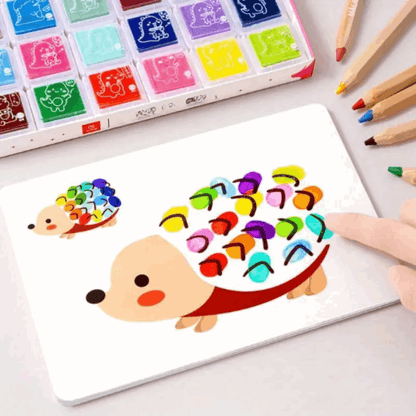 Mini Masterpiece Finger Paint Kit - Creative Fun for Little Artists!