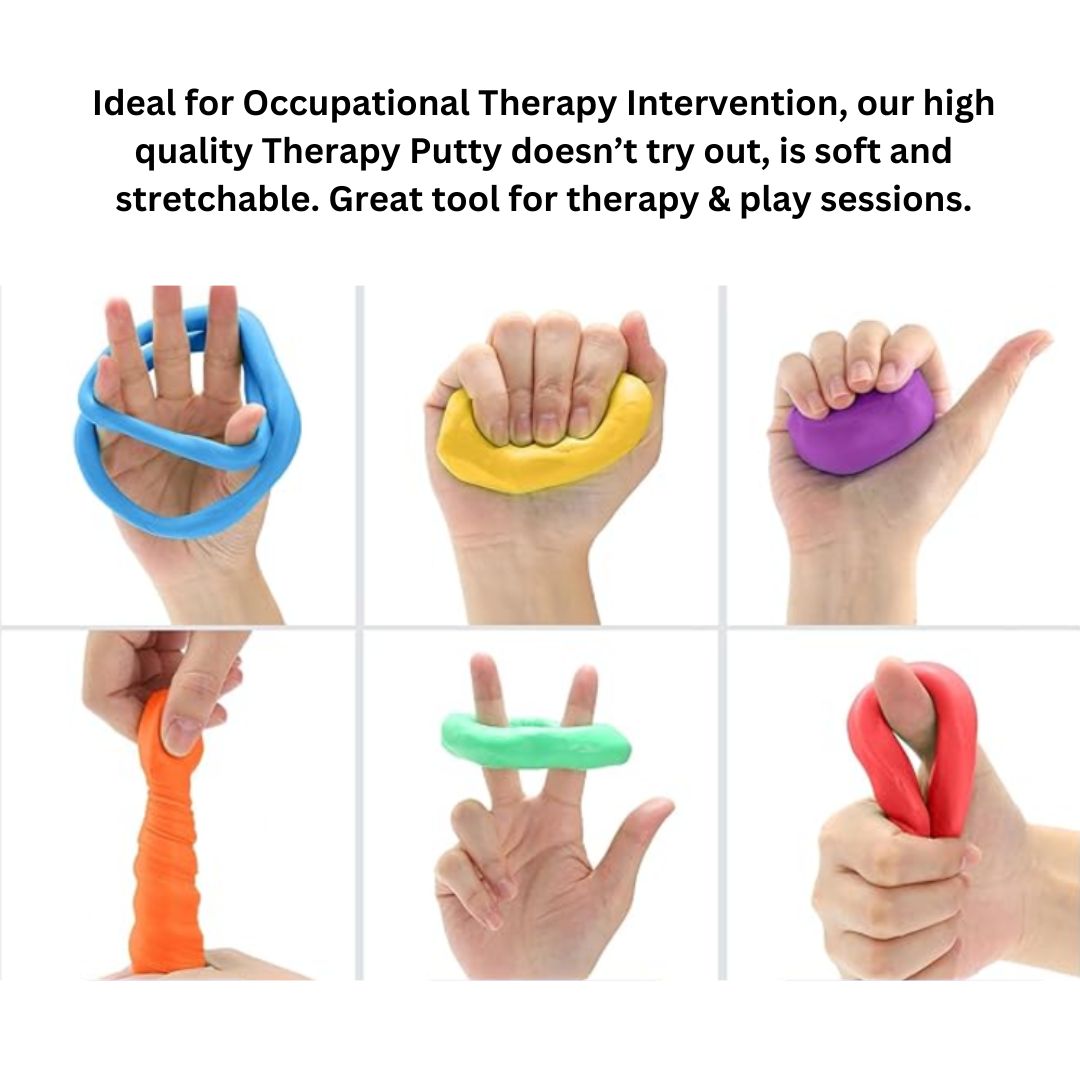 Therapy Putty- 5 Resistant Levels for Strength & Flexibility