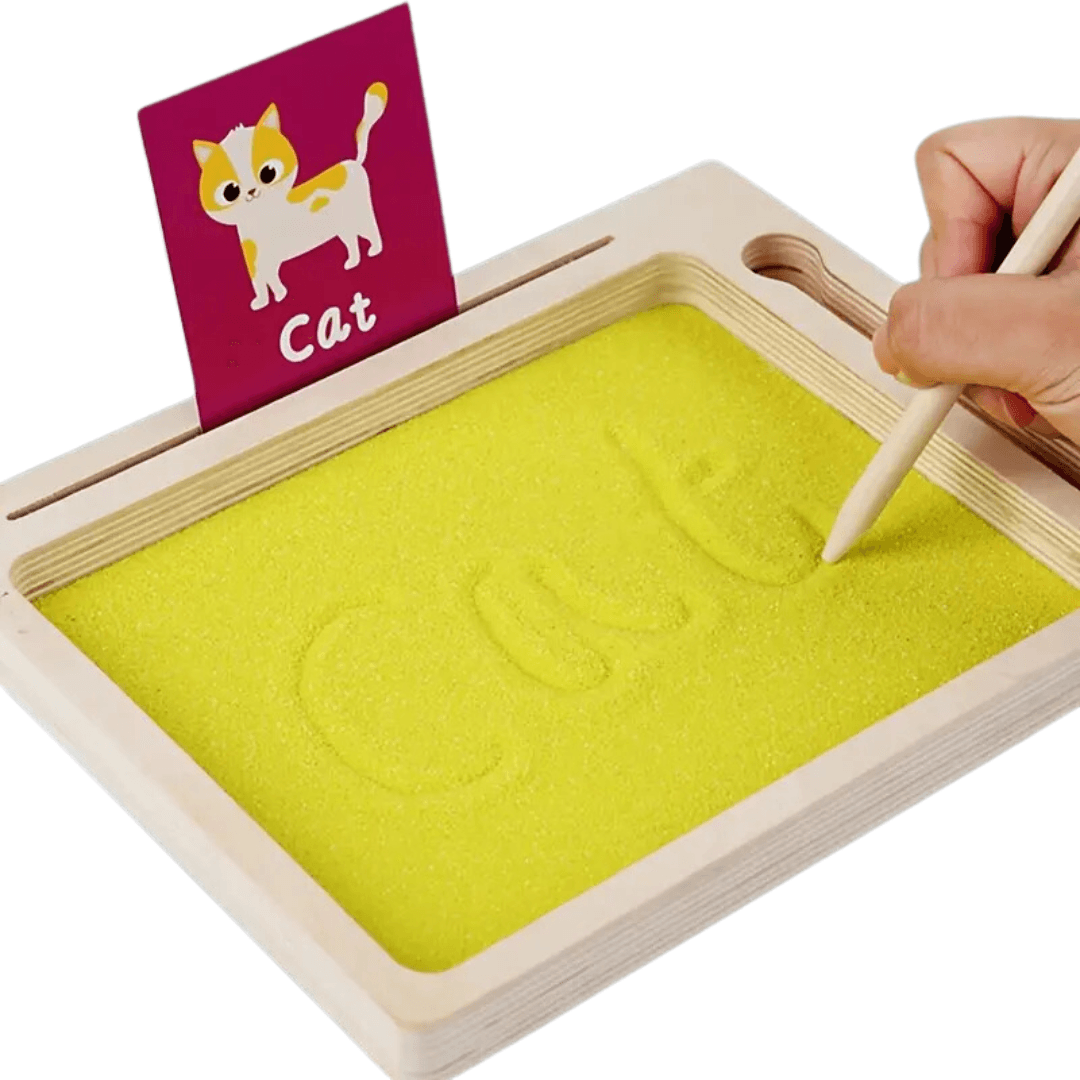 Sand Writing Kit– Motivate Learning Through Kinetic Play!