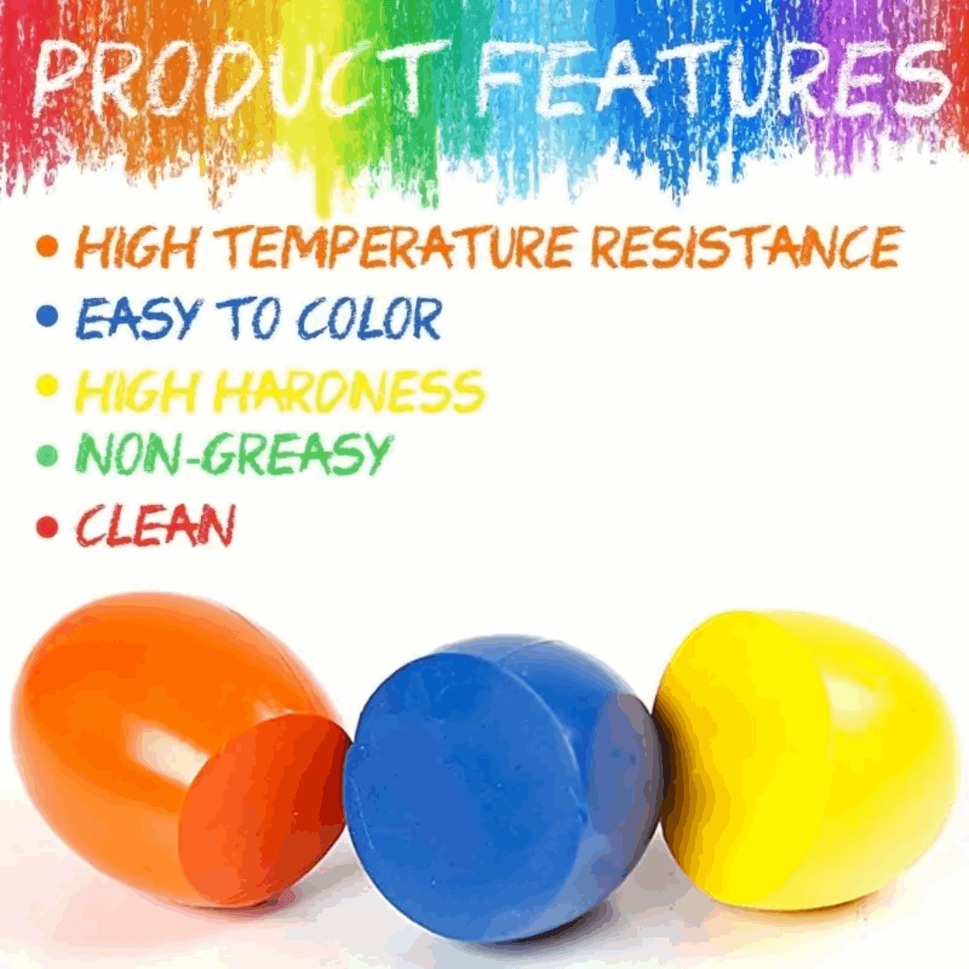 Eggciting Crayons: Set of 9