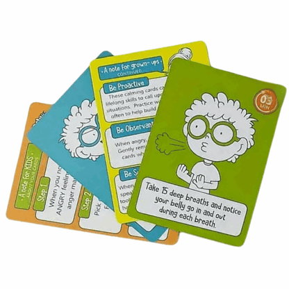 Anger Management Cards – Therapeutic Activity Cards for Emotional Regulation & Stress Relief