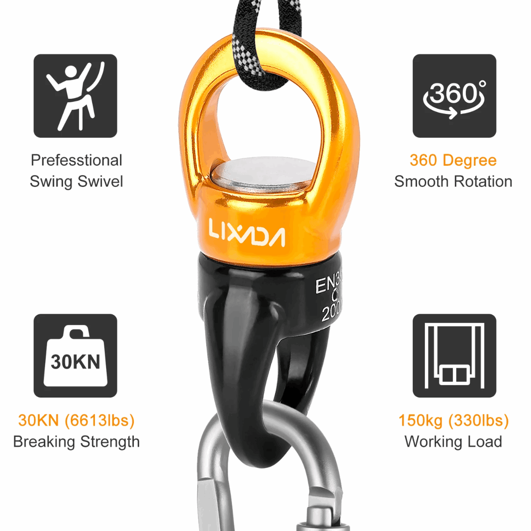 Carabiner Swivel – High Strength, Durable Swivel for Versatile Use