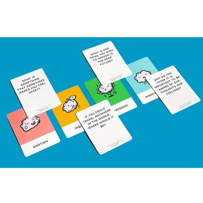 Mindful Talk: Set of 50 Conversation Starter Cards for Teens – Mindfulness, Emotional Well-Being & Self-Reflection