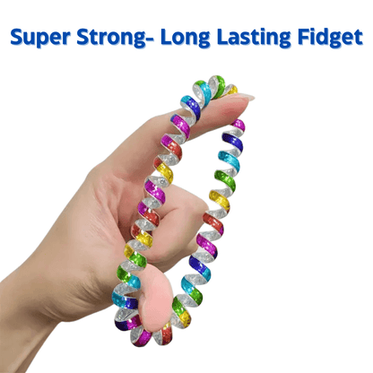 Rainbow Spiral Fidget (Set of 5)– Twist, Spin & Soothe