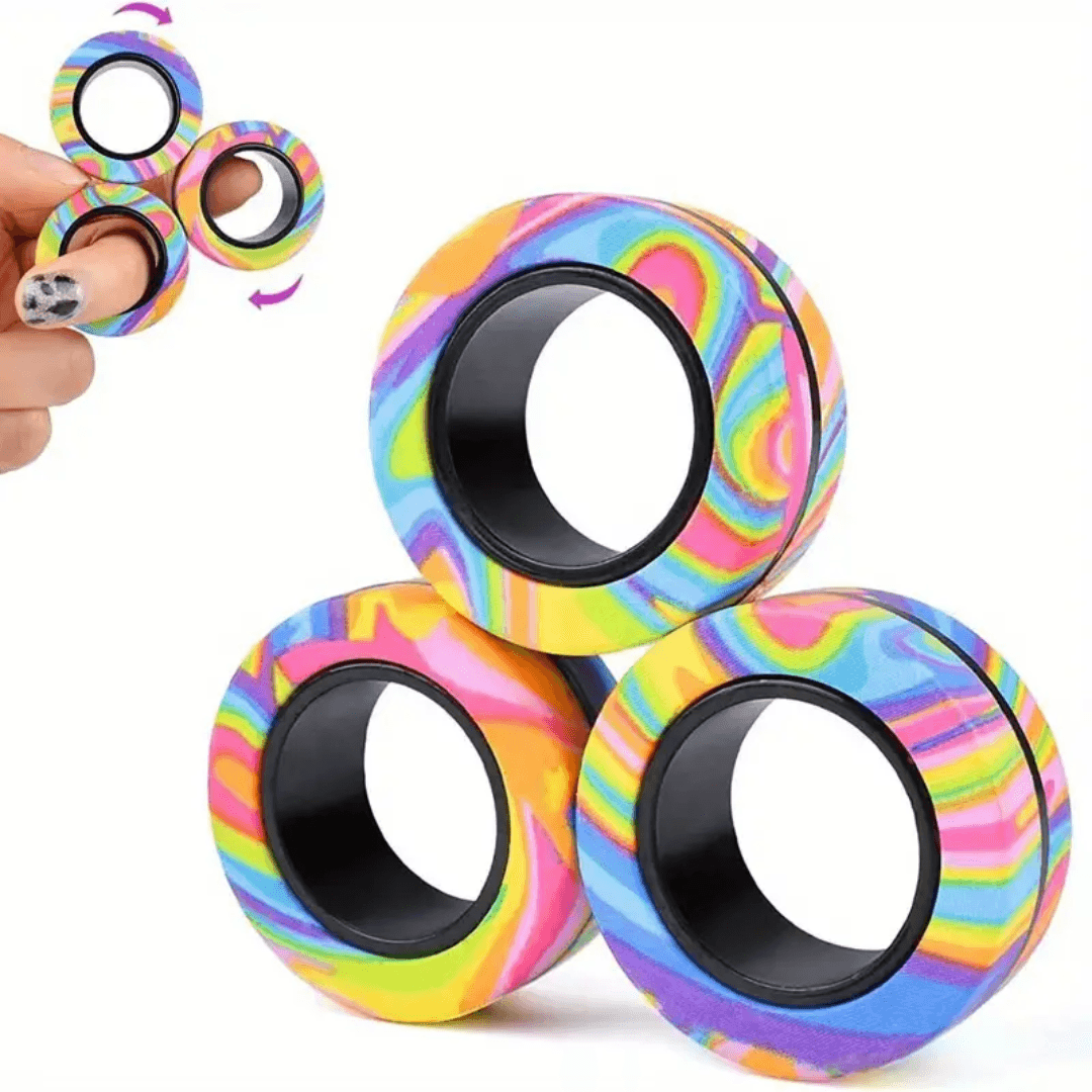 Magnetic Fidget Rings – Spin, Play, Relax!