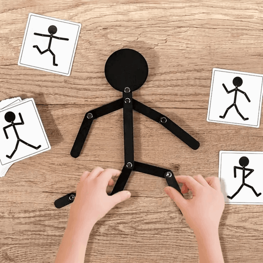 Action Pose Stick Figure Set – Dynamic Drawing and Animation Practice Tool