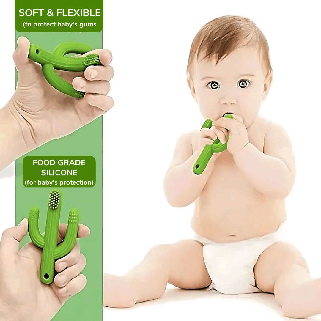 BPA Free Silicone Cactus Teether Toy - Made2Motivate