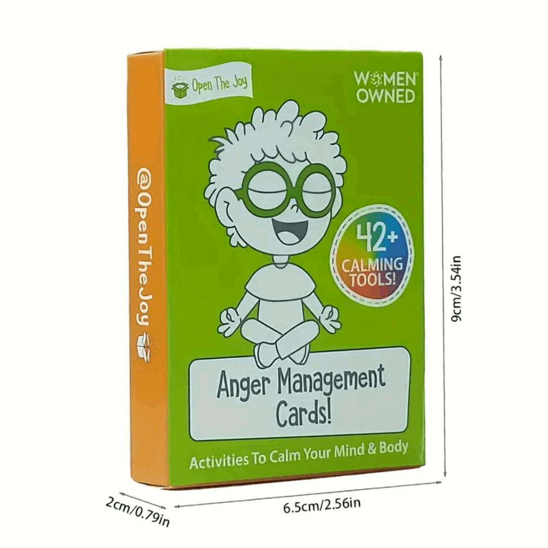 Anger Management Cards – Therapeutic Activity Cards for Emotional Regulation & Stress Relief