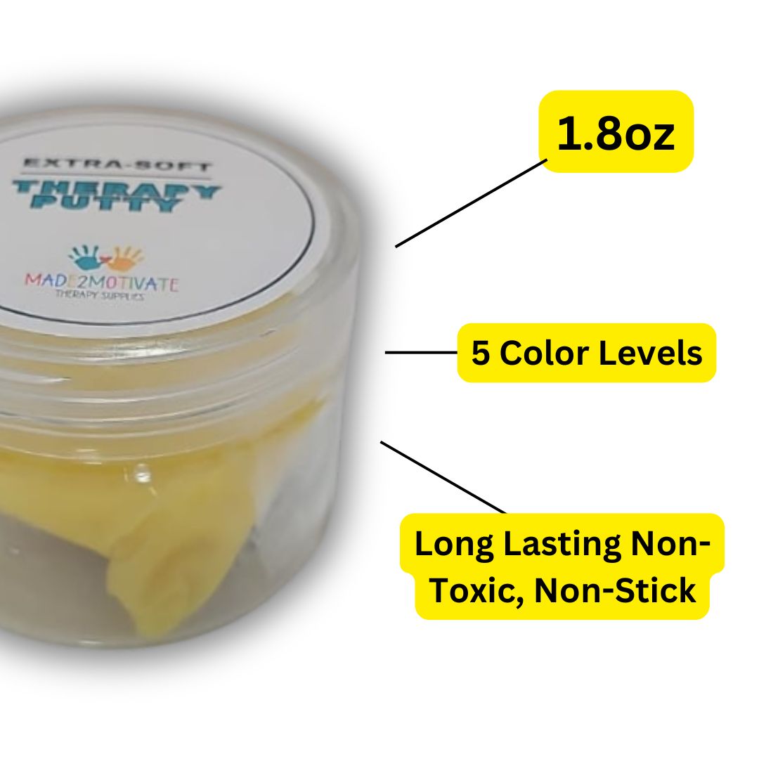 Therapy Putty- 5 Resistant Levels for Strength & Flexibility