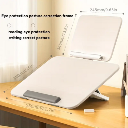 Adjustable Ergonomic Reading &amp; Writing Desk Stand | Posture Correction Book Holder