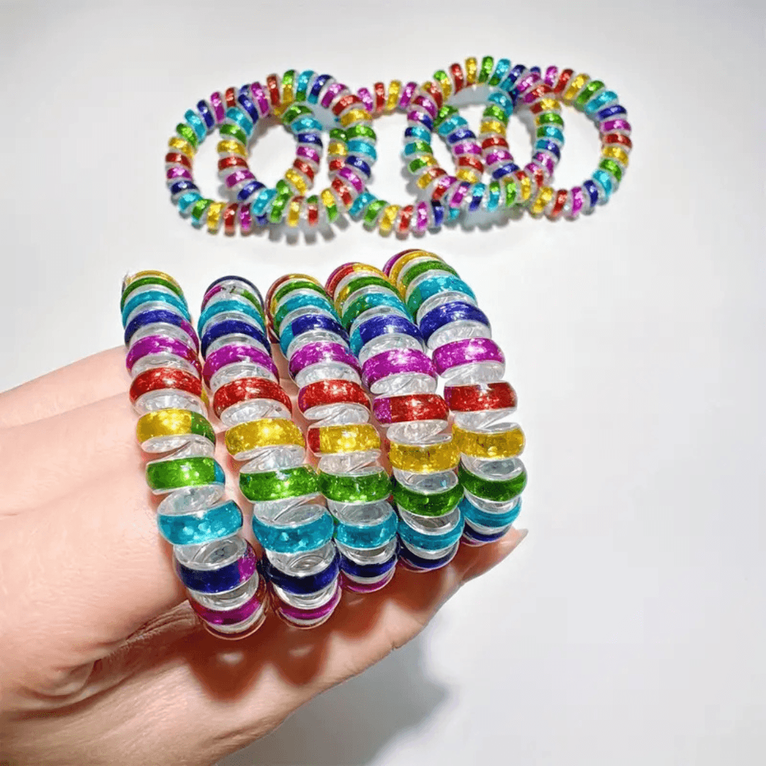 Rainbow Spiral Fidget (Set of 5)– Twist, Spin & Soothe