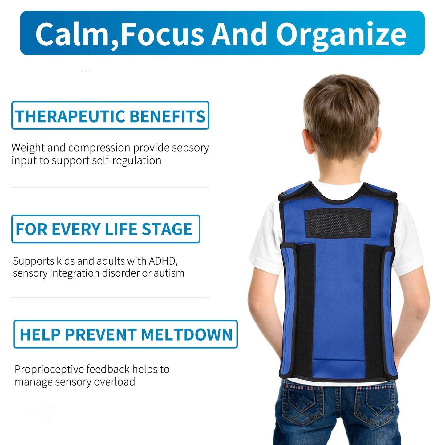 Sensory Weighted Vest - Made2Motivate